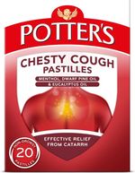 Potter's Chesty Cough Pastilles, Non-Drowsy, 20 Pastilles