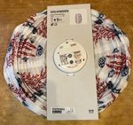 Ikea Solvinden Red Blue Coral LED Outdoor Solar hanging light 60cm  305.144.99