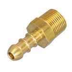 LPG FULHAM NOZZLE 3/8" MALE BSP THREAD X 10mm OD NIPPLE FOR 8mm BORE GAS PIPE