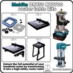 Makita DRT50 & RT0700 Trim table router kits