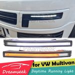 LED DRL Daytime Running Light for VW Multivan Transporter T5 10-15 Fog Turn Lamp