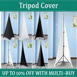DJ Tripod Speaker Stand Spandex Fabric Stretch Cover 1/2/3 Sided Covers
