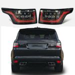 Pair Dynamic Rear LED Tail Light Brake Lamp For Range Rover Sport L494 2013-2022