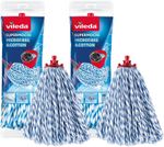 Vileda Supermocio Microfibre and Cotton Mop Refill, Pack of 2
