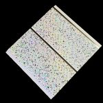 10 Platinum White Sparkle Chrome Bathroom PVC Cladding Shower Wet Wall Panels