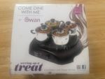 Swan Come Dine With Me Electric Curry Station & Chapati Warmer 4 Pot Food Warmer