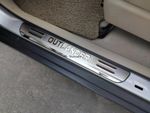 For Mitsubishi Outlander Accessories Door Sill Scuff Plate Guard Protector Trim 