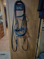 Albion English Competition Double Bridle - Black - Full