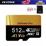 Micro SD Card 64GB 128GB 256GB 512GB Class 10 High Speed TF Memory Card &Adapter
