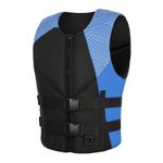 Adult Life Jacket Contoured Panels Water Safety Gear High Buoyancy