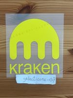 2025-2026 Tottenham Hotspur Atletico de Madrid Yellow Kraken Sponsor Patch Badge