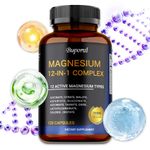 Magnesium 12-in-1 Complex - Glycinate, Citrate, Supports Sleep, Muscles, Nerves