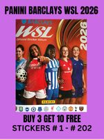 PANINI WOMENS SUPER LEAGUE WSL 2026 stickers #1 - #202