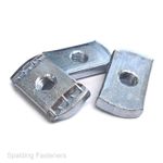 CHANNEL NUTS M6 M8 M10 M12 PLAIN NO SPRING BUILDING FIXING STRUT UNISTRUT ZINC