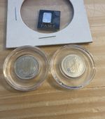 0.232ozt  .999 Platinum - 2x  1/10 Oz £10 Britannias (w/ capsules) & PAMP 1 gram