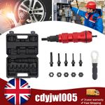 Professional Electric Drill Tool Rivet Rivnut Nut Gun Adapter Insert Attachment