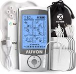AUVON Rechargeable TENS Machine Muscle Stimulator for Pain Relief, TENS Unit
