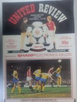 Football Programme: Manchester United v Oxford United 7th December 1983