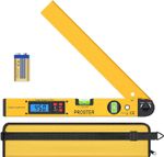 Digital Angle Finder Protractor 0–225° | 16" Ruler with LCD & Bubble Level