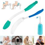 3Pcs Toilet Aids for Wiping Long Handle Butt Wiper Self Wipe Assist for Elderly