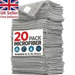 20x SOFT MICROFIBRE CLEANING AUTO CAR DETAILING SOFT CLOTHS WASH TOWEL DUSTER UK