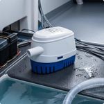 1100 GPH Bilge Pump With Low Water Level Protection,