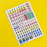 Model Railway TT  GAUGE scale TMD Depot Health & Safety signs pre cut stickers!