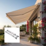 Retractable Awning Arm Metal Joints Awning Arm Pair Telescoping
