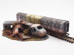 OO gauge scrapyard locomotive: Class 43 HST diesel, heavily rusted. Ref E7