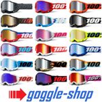 100% PERCENT ACCURI 2 MOTOCROSS MX GOGGGLES MTB BIKE CLEAR / MIRROR LENS