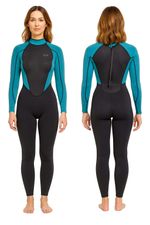 LADIES FULL WETSUIT TYPHOON STORM 3/2 NEOPRENE DIVING SUP CANOE KAYAK SWIMMING