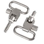 2Pcs 1" Quick Detach Sling Stud Stainless Steel Swivels for Rifle Gun Hunting