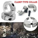 1Pcs 6-20mm Diameter Shaft Collar Double Split Clamp-Type Collar