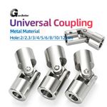 Metal Universal Flexible Shaft Coupling Coupler Motor Joint Connector 2/2.3~12mm