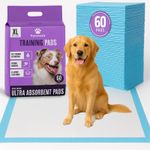 X-Large Puppy Training Pads XL Dog Pee Mats 60&120  Pack Quick Dry Leak Proof