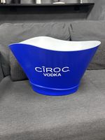 Ciroc Vodka Blue Plastic Ice Bucket  - Light Up - Home Bar - Man Cave - Party