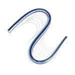 UK Flexible Curve Ruler Paint Bendy Measure Drafting Soft Ruler School Office