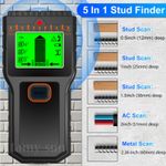 5 in 1 Electric Detector Wall Wood Metal Sensor Wire Stud Finder Cable Scanner
