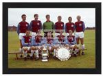 FRAMED 1964 FA CUP TROPHY CHARITY SHIELD SQUAD PHOTO PRINT WEST HAM UNITED