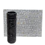 RL03-O  Texture roller Stone Wall 3D printed O scale (1:43.5)