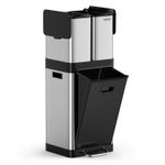 32L Triple Recycling Bin for Kitchen, Two 6L Removeable Inner Bins, VonHaus