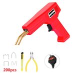 Hot Stapler Car Bumper Fender Welding Welder Gun Plastic Repair Kit w/ Staples
