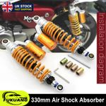 For Honda Yamaha 13" 330mm Motorcycle Rear Air Shock Absorbers Suspension