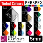 5mm Tinted Perspex Acrylic Sheet – Coloured Transparent Plastic – Cut to Size