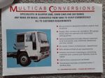 Multicab Volvo FL6 Cab Conversion Brochure / Leaflet