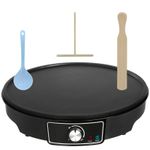 Ovation Electric Crepe Maker / Pancake Maker Non Stick with Utensils 1000W