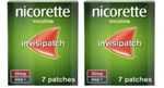 Nicorette 14 x InvisiPatch 25mg Step 1 Quit Smoking Exp 2027 Flatpacked