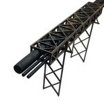 INDUSTRIAL PIPE BRIDGE 200MMX86 LASER CUT OO GAUGE & 1:76 MODEL RAILWAY-LX514-OO
