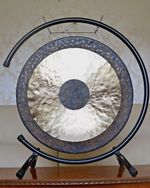 Bronze handcrafted Chau Gong 18, 24 or 38 inches (Tam Tam) with stand and mallet