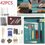 Canvas Leather Craft Sewing Awl Hand Stitcher Carving Needle Kit Polished Diy